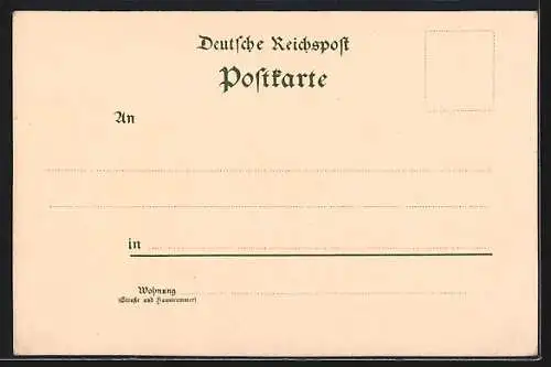 Lithographie Berlin, Berliner Gewerbe-Ausstellung 1896, Haupt-Ausstellungsgebäude