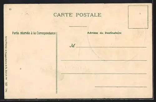 Lithographie La Roulette de Monaco