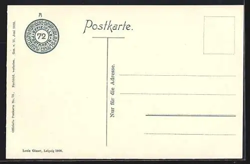 AK Nünberg, Bayrischen Jubiläums-Landes-Ausstellung 1906, Werdenfelser-Haus
