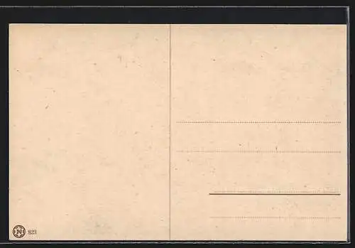 Künstler-AK Hermann Rüdisühli: Heilige Stätte, Insel im Meer