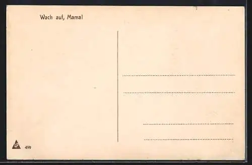Künstler-AK Arno von Riesen: Mutter mit ihrem Kind auf dem Arm