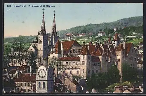 AK Neuchatel, Chateau et Collégiale