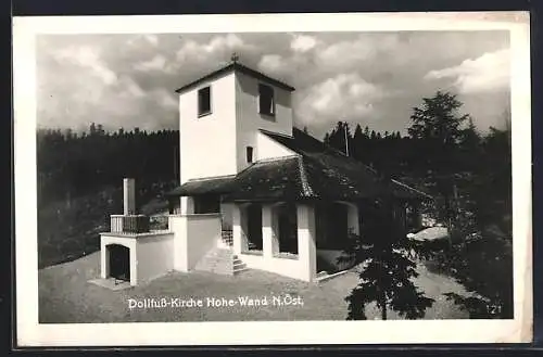 AK Hohe-Wand, Dollfuss-Kirche im Wald