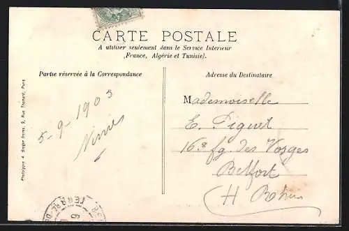 AK Plombières-Les-Bains, Avenue de la Gare