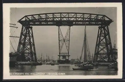 AK Buenos Aires, Puente nic. Avellaneda