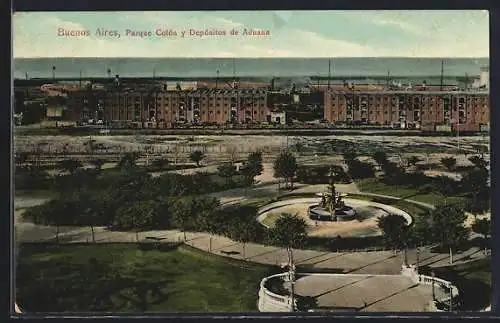 AK Buenos Aires, Parque Colon y Depositos de Aduana