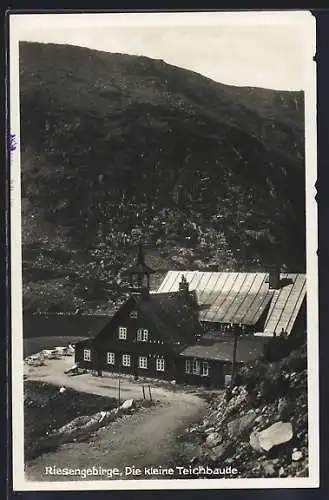 AK Kleine Teichbaude /Riesengebirge, Berghütte von Paul Hasse