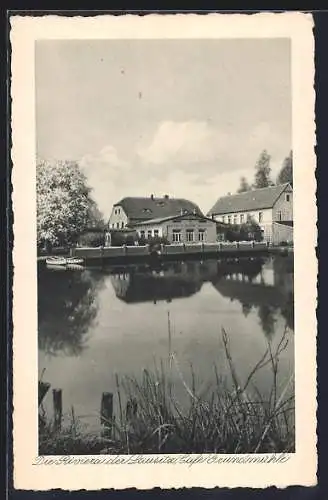 AK Seidenberg / Oberlausitz, Gasthof Grundmühle