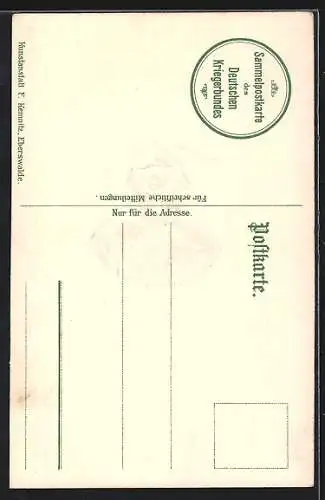 AK Unser Steuermann, Portrait Kaiser Wilhelm II.