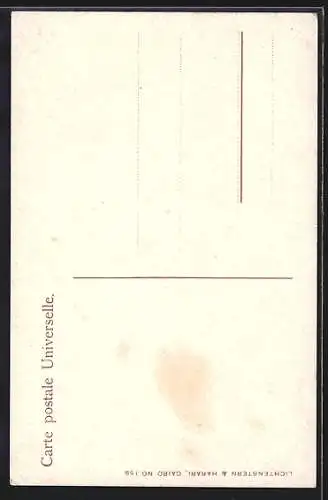 AK Porträt alter Beduine