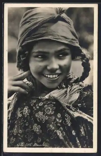 AK The little Nomade, junge Araberin