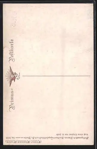 Künstler-AK Wohlgemuth & Lissner, Primus-Postkarte No. 5225, Angler auf einem Boot