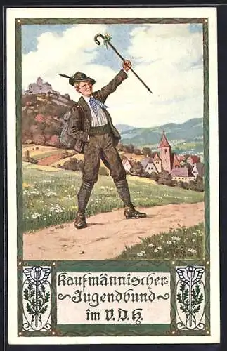 AK Kaufmännischer Jugendbund V.D.H, Wandersbursche