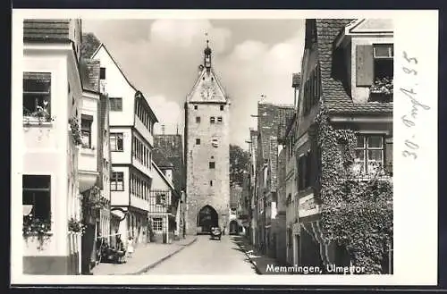 AK Memmingen, Strasse zum Ulmertor