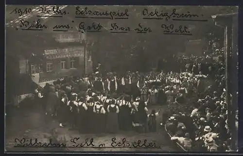 AK Oetigheim, Volksschauspiel Wilhelm Tell 1910