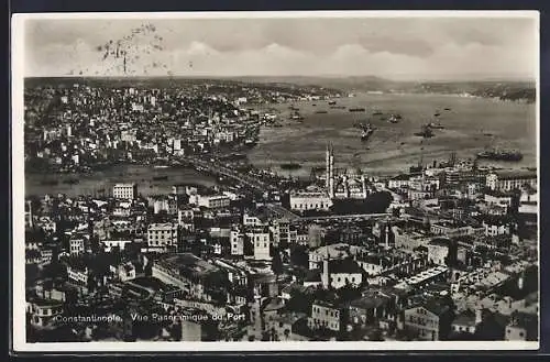 AK Constantinople, Vue Panoramique du Port