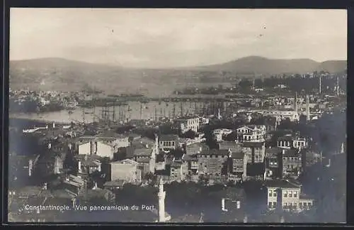 AK Constantinople, Vue panoramique du Port