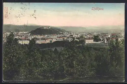 AK Ljubljana, Totalansicht von oben