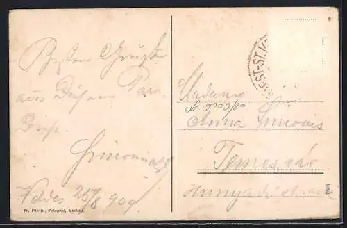 AK Veldes, Ortsansicht mit Stol