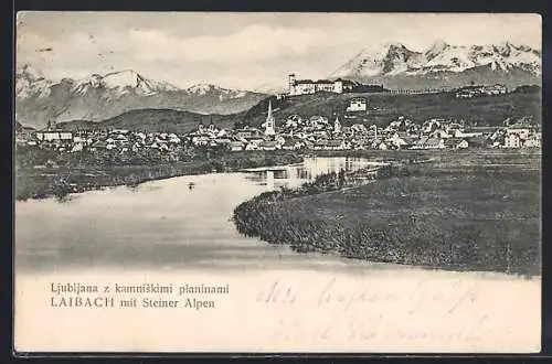 AK Ljubljana / Laibach, Ortsansicht