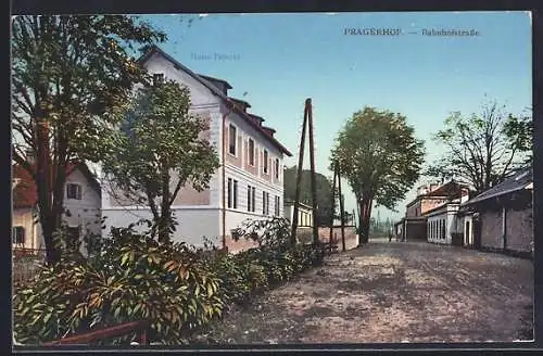 AK Pragerhof, Hotel Haus Tröster, Bahnhofstrasse