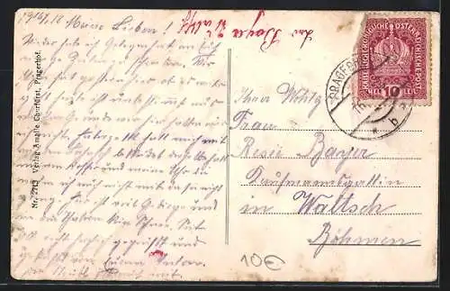 AK Pragerhof, Partie in der Bahnhofstrasse