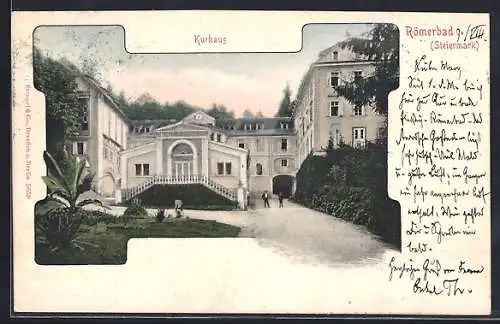 AK Römerbad, Kurhaus mit Separat- & Wannenbäder