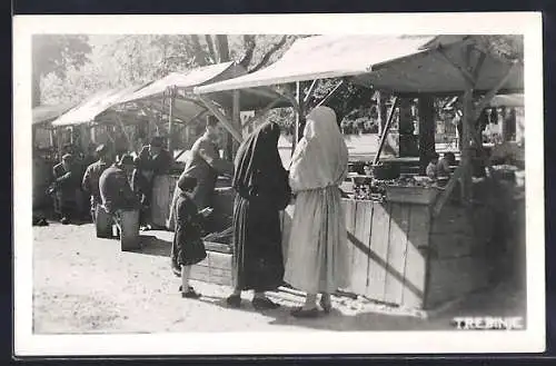 AK Trebinje, Frauen auf dem Markt