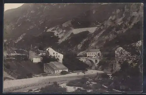 Foto-AK Sarajevo, Ziegenbrücke