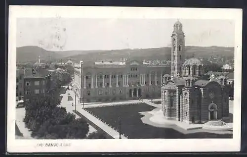 AK Banja Luka, Strassenpartie mit Kirche