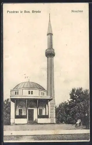 AK Bos. Brod, An der Moschee