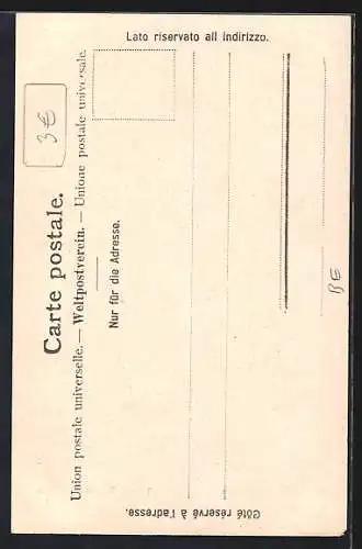 AK Bern, Zeitglockenturm mit Strassenbahn