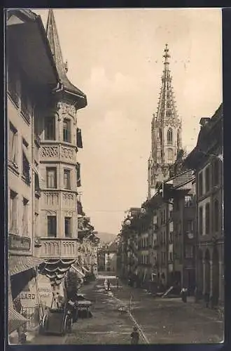 AK Alt-Bern, Kesslergasse mit Münster