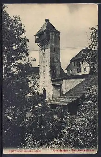 AK Rheinfelden, Ansicht Storchennestturm