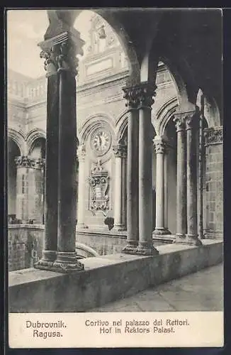 AK Dubrovnik, Hof in Rektors Palast