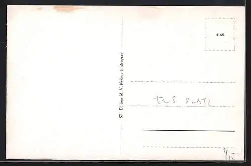 AK Zemun, Teilansicht der Stadt