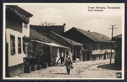 AK Belgrad, Vieux, Ortsansicht