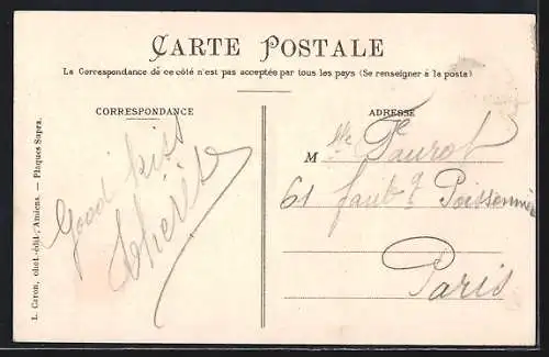 AK Boves, Les Ruines du Château féodal