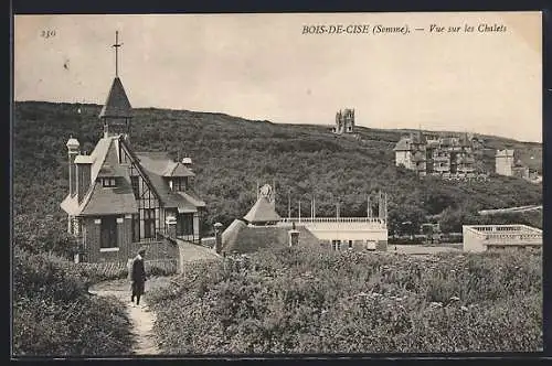 AK Bois-de-Cise, Vue sur les chalets