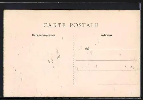AK Cappy, Pont sur la Somme avec deux personnes sur le pont