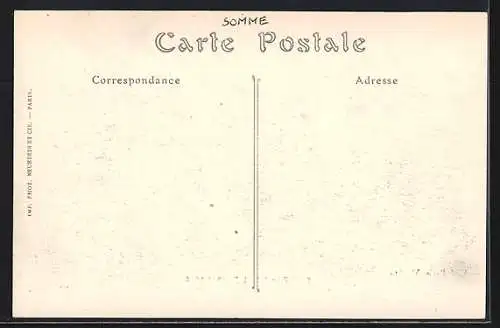 AK Combles, Ce qu`il en reste après la campagne de 1914-1916