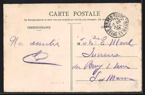 AK Abbeville, Château d`Épagne, Baronne de Monceove, Somme