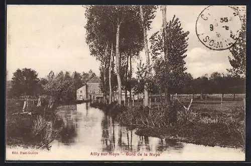 AK Ailly-sur-Noye, Bord de la Noye