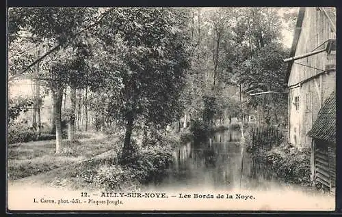AK Ailly-sur-Noye, Les Bords de la Noye
