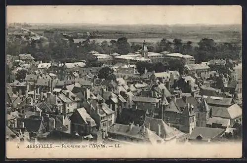 AK Abbeville, Panorama sur l`Hôpital