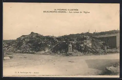 AK Beaumond-Hamel, Les ruines de l`Église