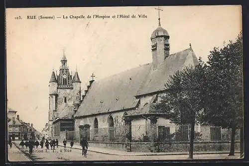 AK Rue, La Chapelle de l`Hospice et l`Hôtel de Ville