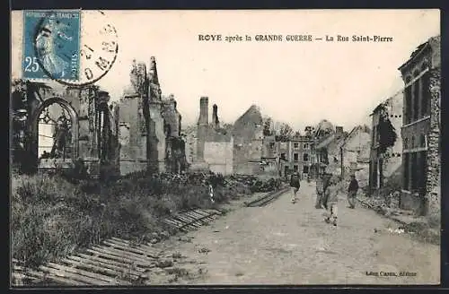 AK Roye, après la Grande Guerre, La Rue Saint-Pierre