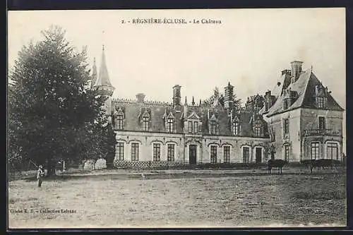 AK Regnière-Écluse, Le Château et son parc verdoyant