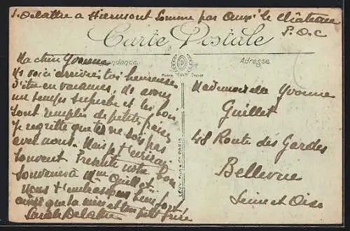 AK Abbeville, Les Tourelles du Château et l`écluse
